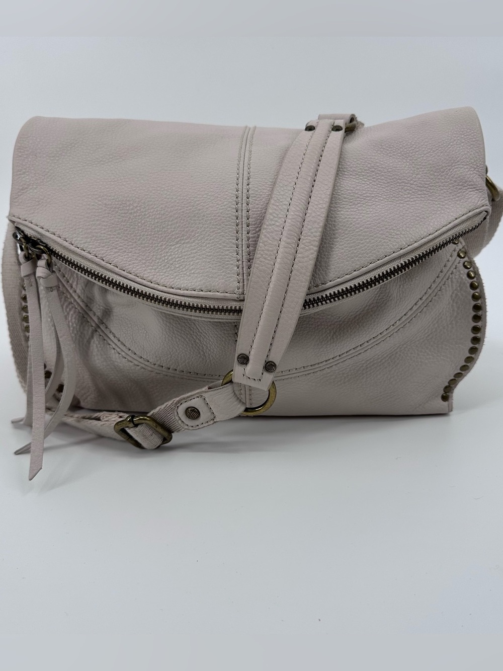 The Sak Silverlake Fold-Over Leather Crossbody Bag